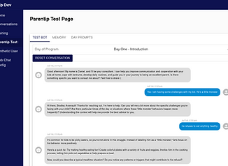 Prototype for Parenting Counselor & Therapist Bot