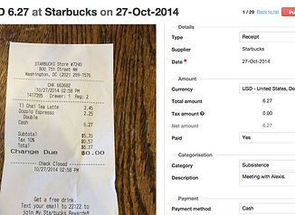 Data Extraction for Receipts using Deep-Learning